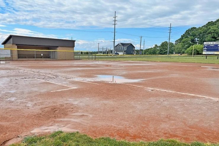 Area softball, baseball teams battling Mother Nature