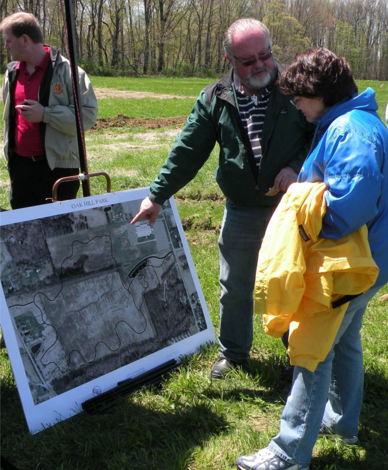 051611 Breaking ground on Oak Hill Park