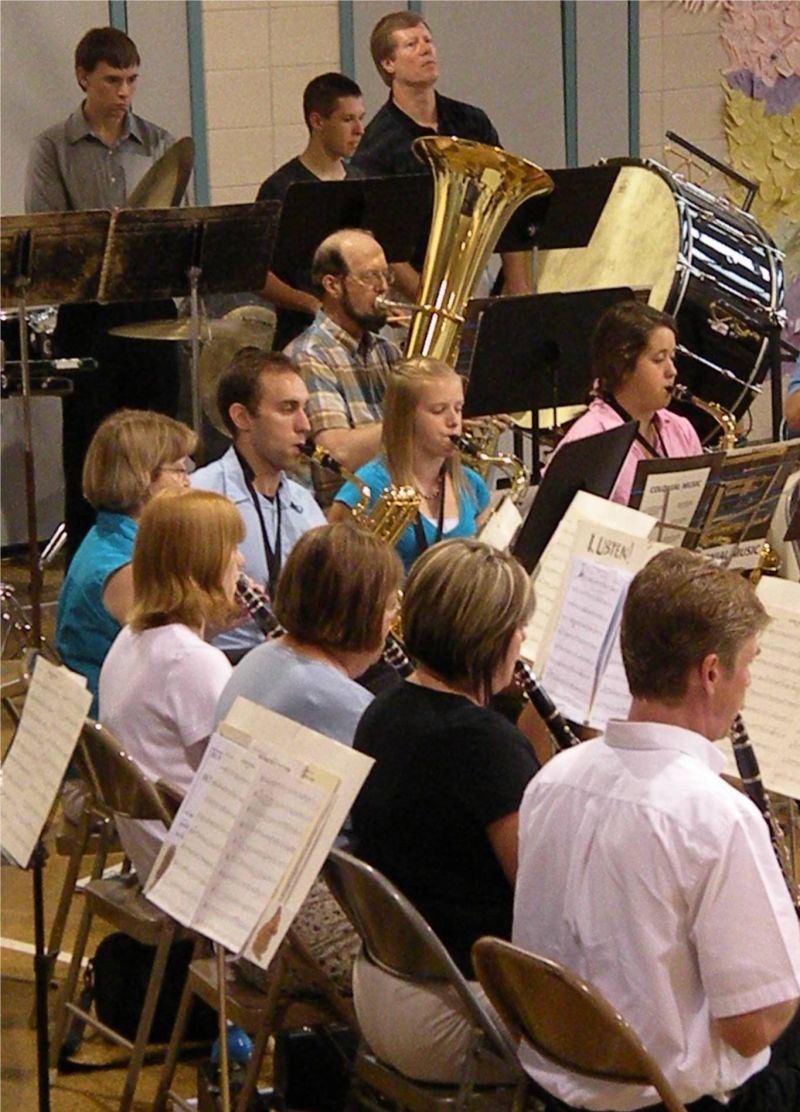080111 Wooster Community Band salutes Broadway
