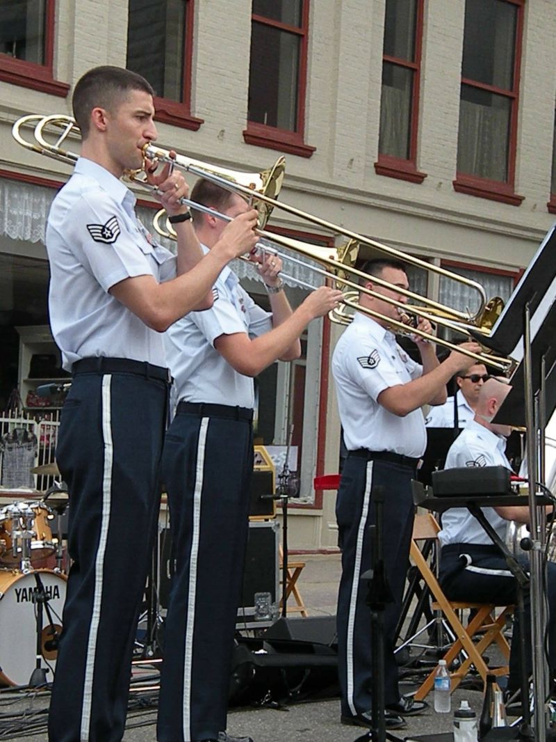 082211 Air Force Band of Flights Prism Brass takes Wooster by storm