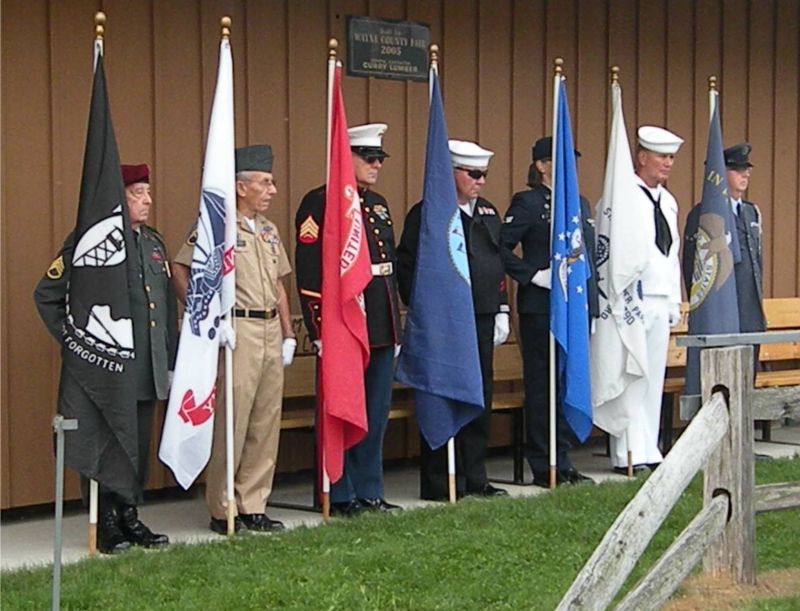 091911 Solemn flag raising ceremony marks opening of fair