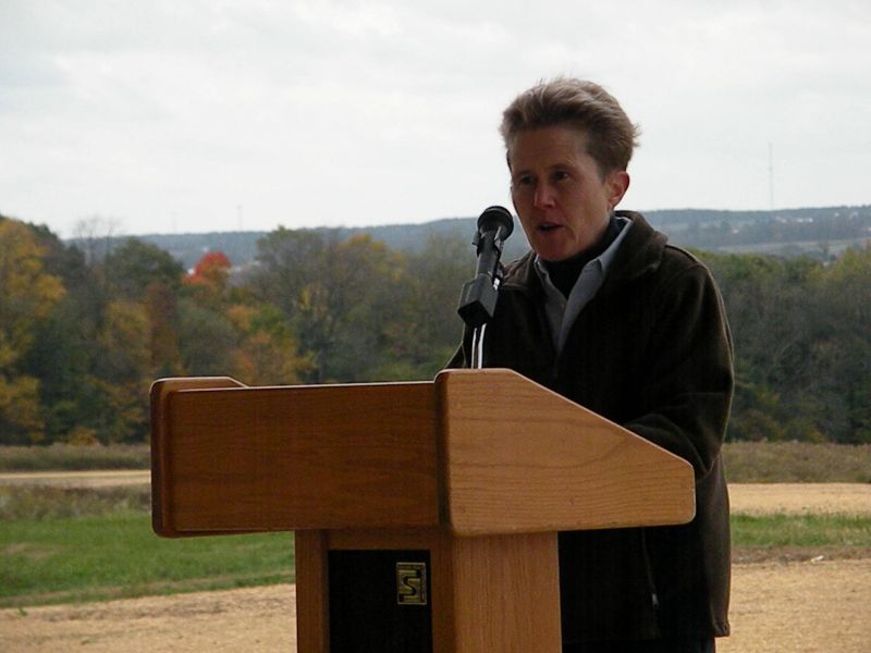 102411 Ribbon cut at Oak Hill Park