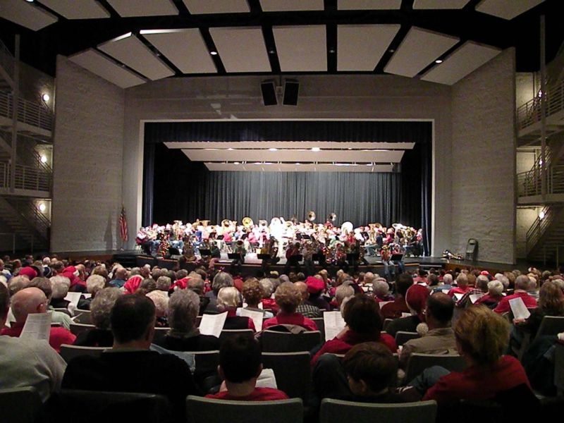 122010 Have a very merry Tuba Christmas -Wooster Tuba Christmas Conductor Doug Bennett