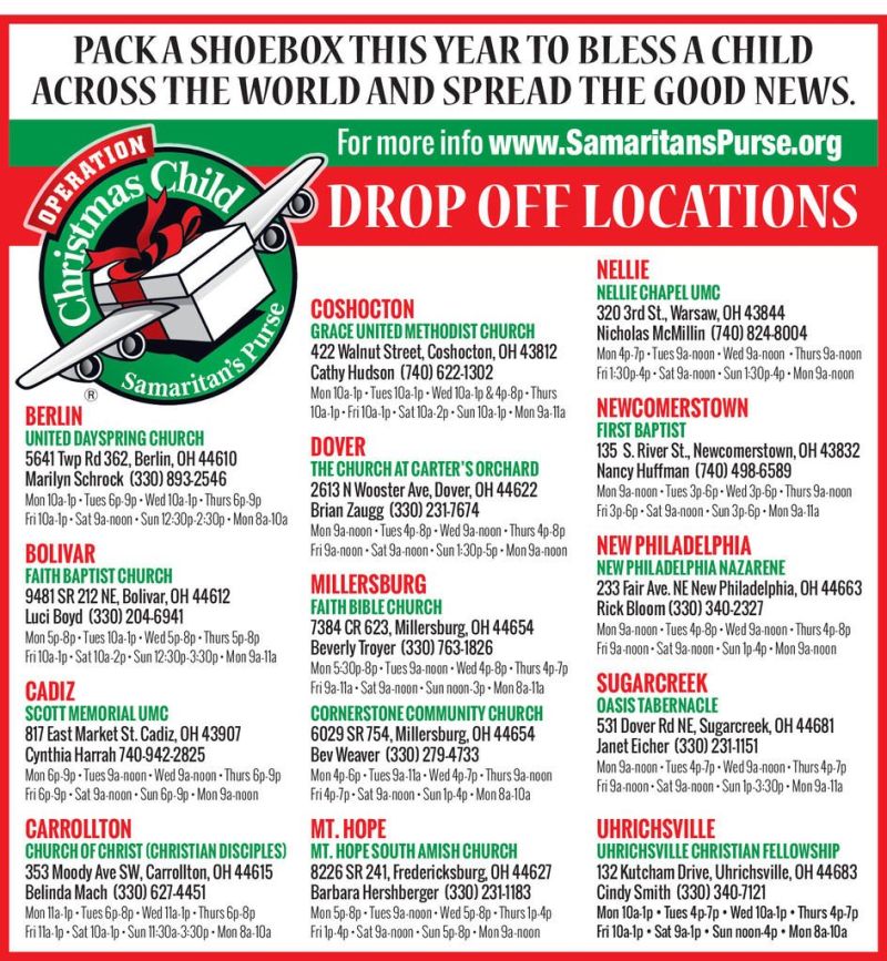 Operation Christmas Child List