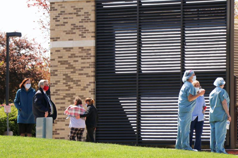 910th Airlift Wing salutes health care workers with flyover