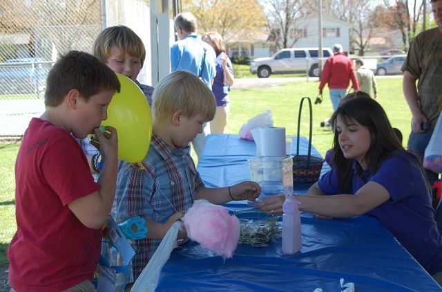 An egg-citing afternoon in Apple Creek