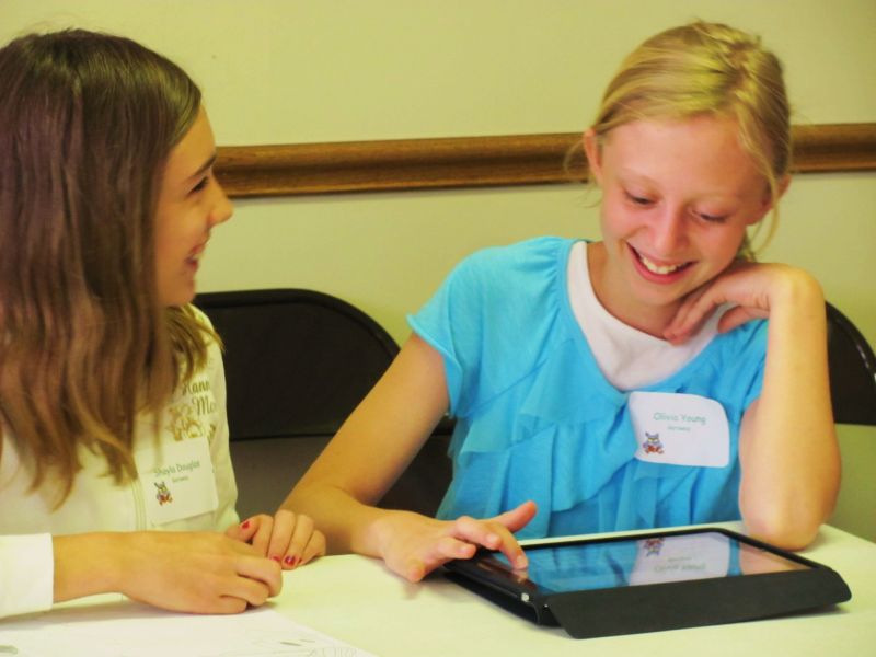 Authors of tomorrow use emerging technology to compose and illustrate books at the annual Young Authors Conference, sponsored by the Educational Service Center of East Central Ohio