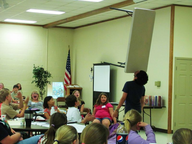 Authors of tomorrow use emerging technology to compose and illustrate books at the annual Young Authors Conference, sponsored by the Educational Service Center of East Central Ohio