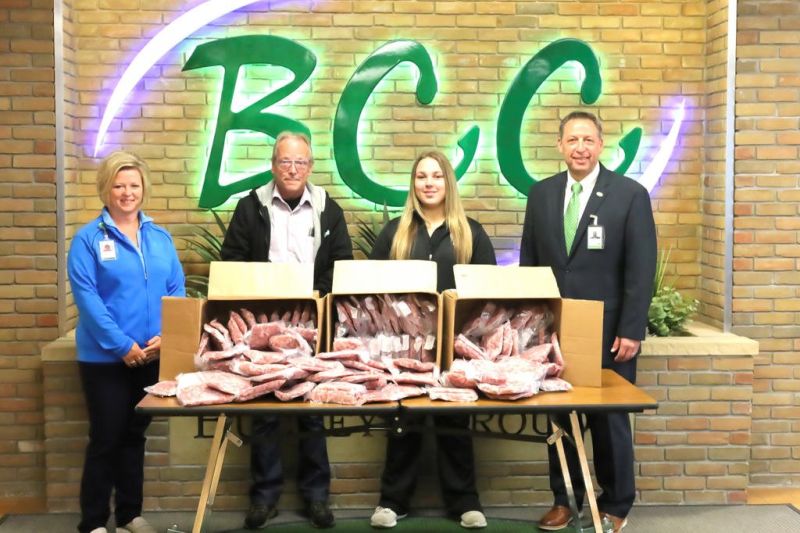 BCC staff purchase hog