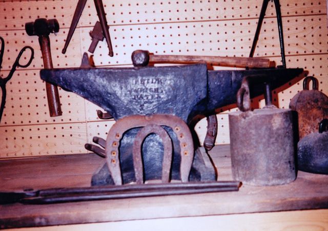 Blacksmith tool display