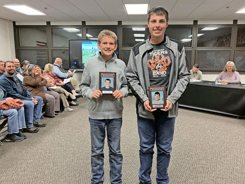 Board recognizes November Students of the Month