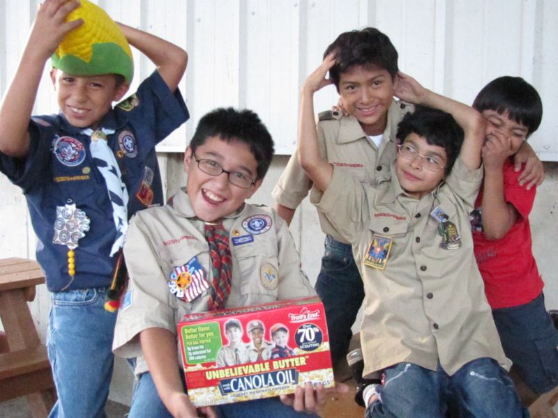 Boy Scouts of Americas October popcorn campaign to benefit military troops overseas