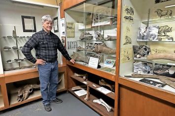 Brush to talk Ice Age at Killbuck Valley Museum