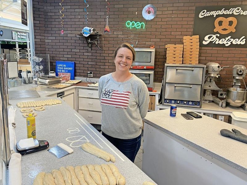 Campbell Creek Pretzels thrives at mall location