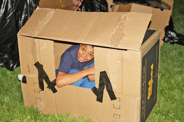 Cardboard City home for a night for Nashville CC youth
