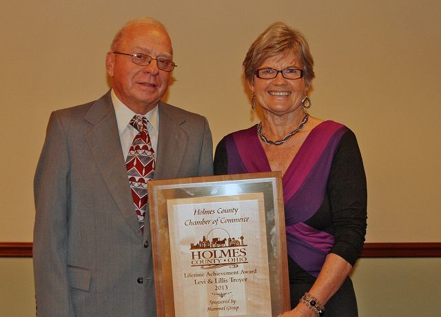 Chamber honors Levi and Lillis Troyer for a lifetime of commitment to community