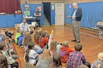 Chanay shares personal story with students on Veterans Day