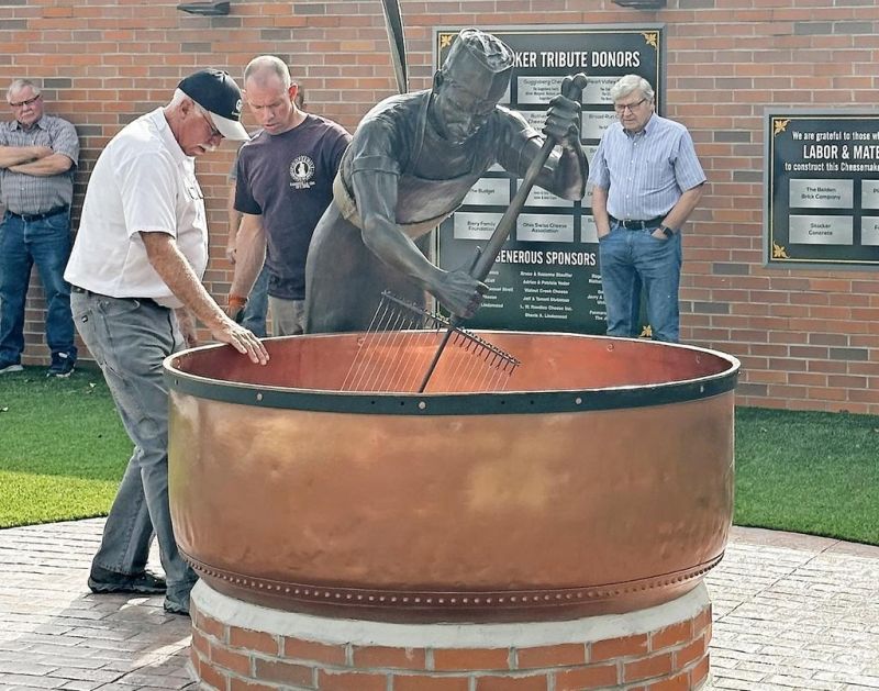 Cheesemakers statue unveiling to highlight Ohio Swiss Festival