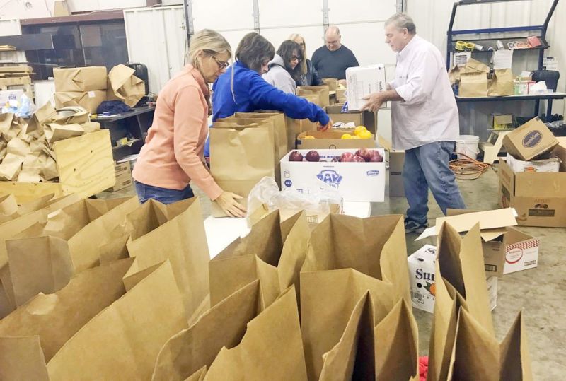 No holiday break for food pantry's school backpack project
