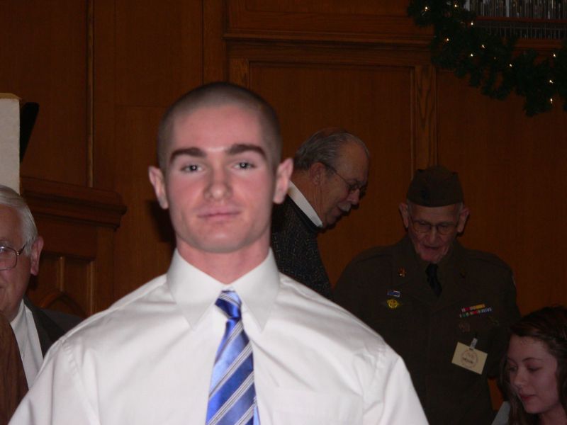 Church family offers support for young military recruit