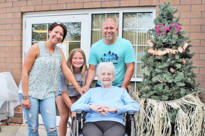 Claymont Health and Rehab holds Christmas in July