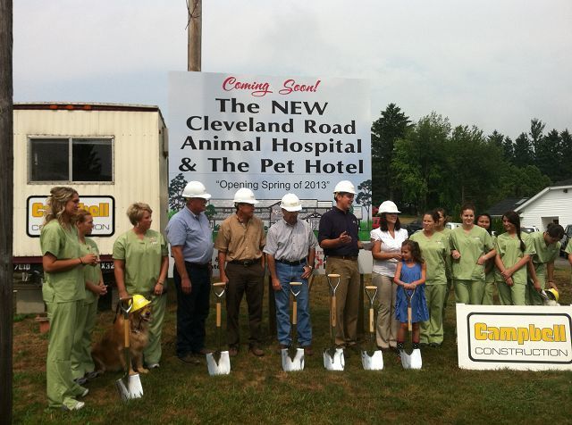 Cleveland Road Animal Hospital breaks ground for new facility