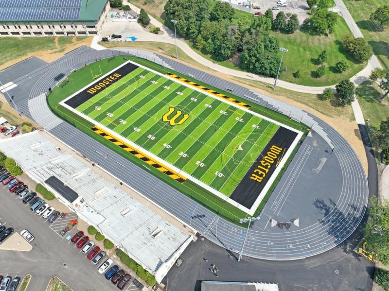 Gold seats installed at Tom Benson Hall of Fame Stadium