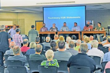 Commissioners hold public hearings on proposed tax changes