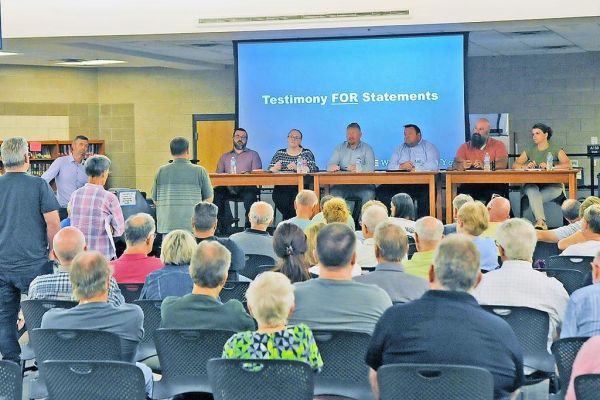 Commissioners hold public hearings on proposed tax changes