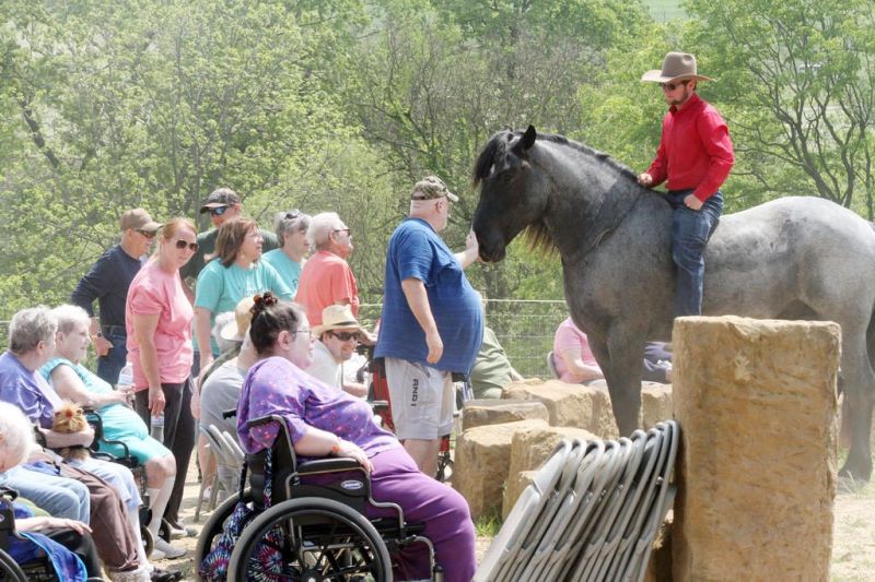 Holmes County Home residents experience equine entertainment