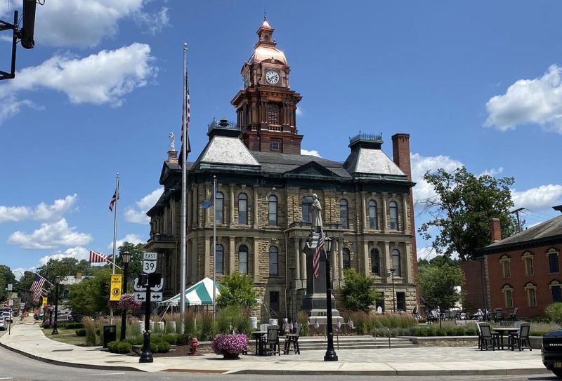 Courthouse clocktower lighting considered