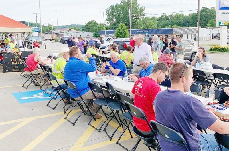 Dedicated linemen receive happy Father’s Day from the heart