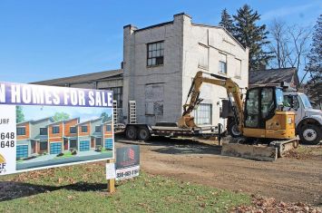 Demolition makes way for residential housing development