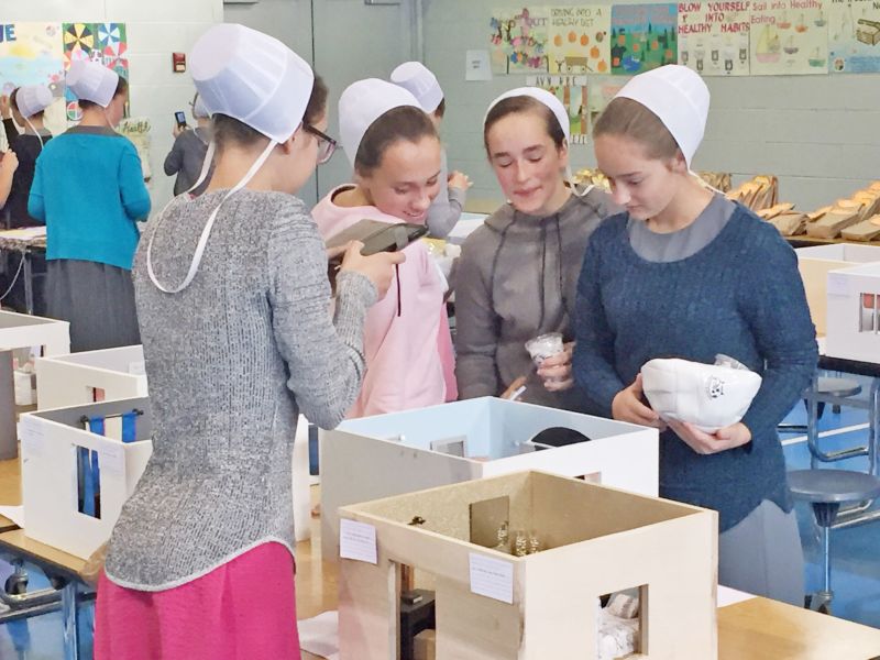 East Holmes middle school girls create ideal rooms with a view