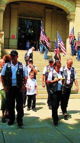 Fallen Marine Lance Cpl. Clore lay in state in the 'People's House' as his sacrifice is honored