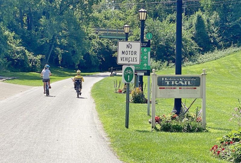 Follow the rules when traversing Holmes County trail