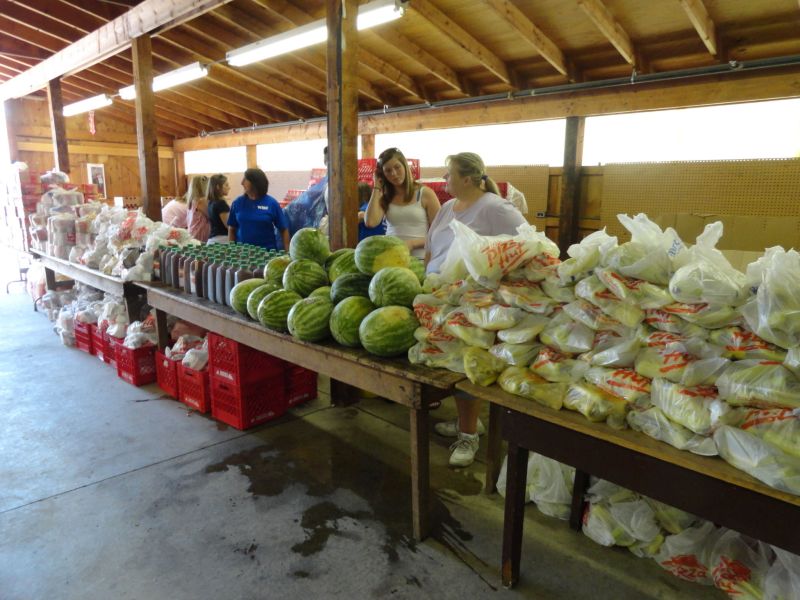 Food distribution provides 20,000 lbs of food