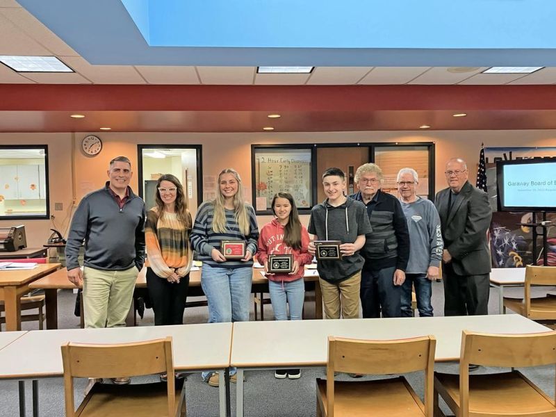 Garaway BOE recognizes Oct. Students of the Month