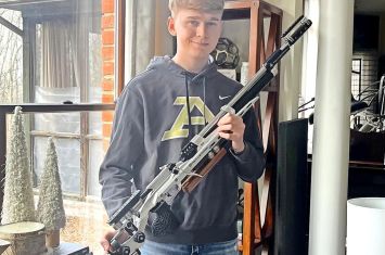 Gavin Perkowski’s aim is true on college rifle team