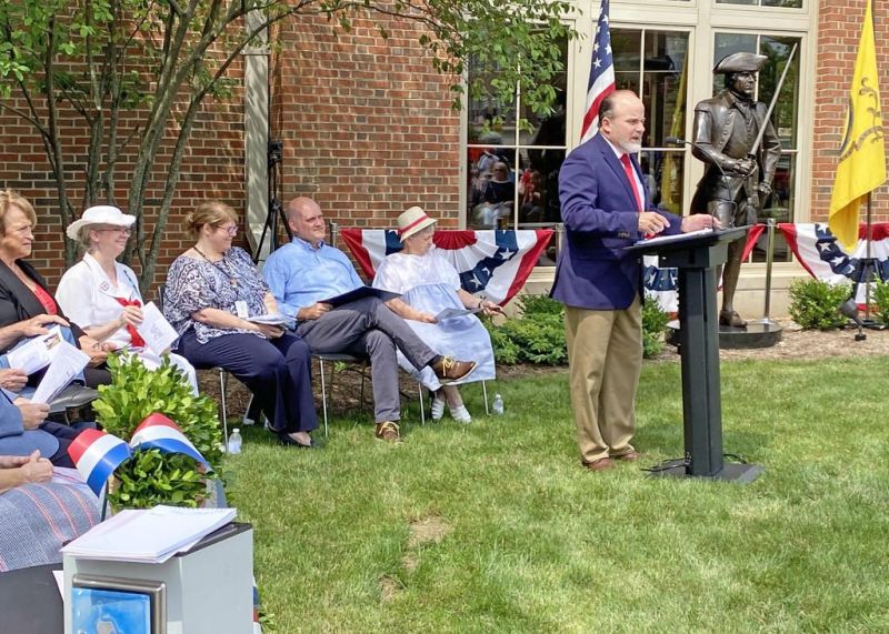 Gen. Wooster statue dedicated at Wayne County Public Library