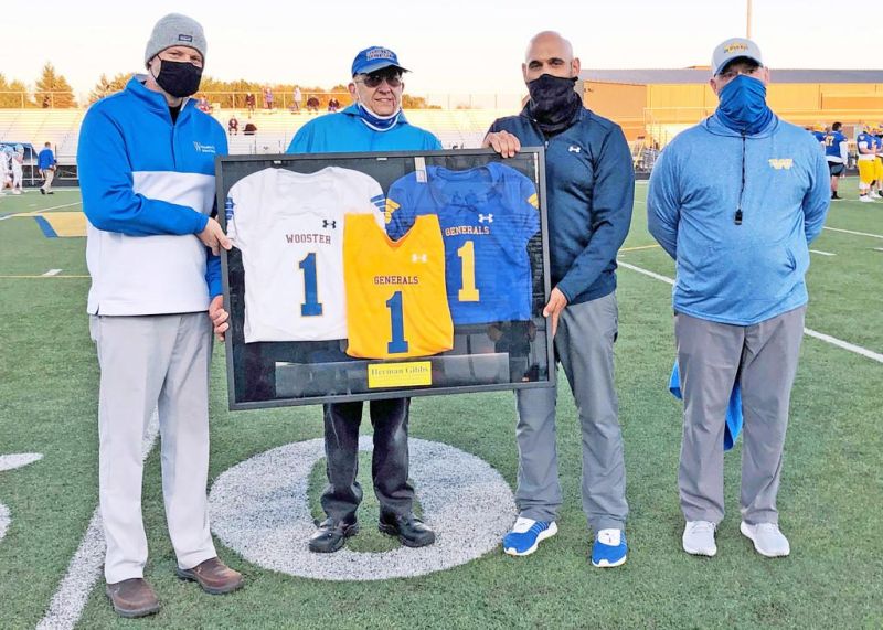 Gibbs honored for long service to Wooster High football