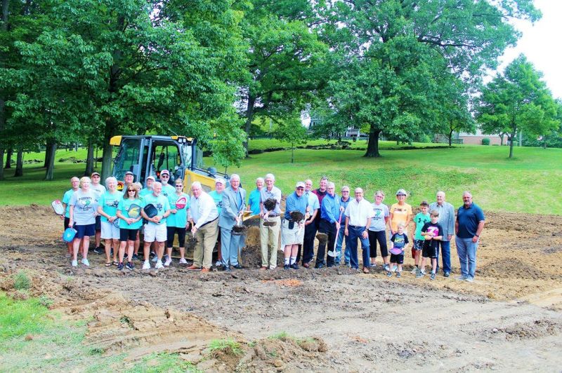 Groundbreaking held for new pickleball courts