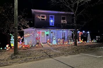 Haun gets an early jump on creating Christmas spirit