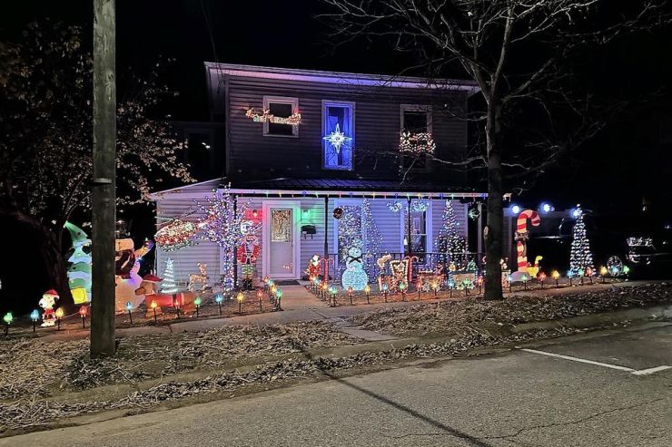 Haun gets an early jump on creating Christmas spirit