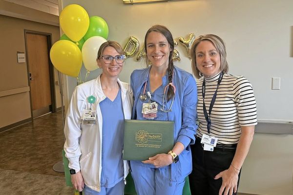 Hershberger’s faith leads to receiving the Daisy Award