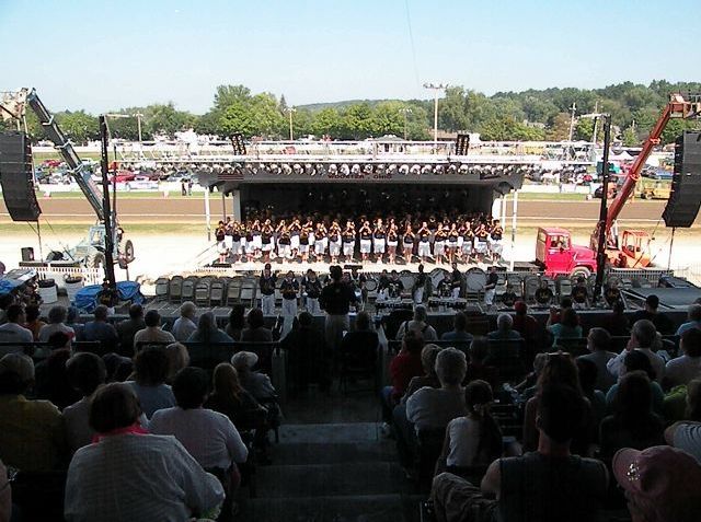 High school marching bands featured at fair