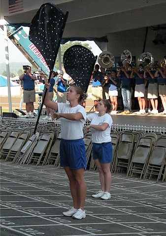High school marching bands featured at fair