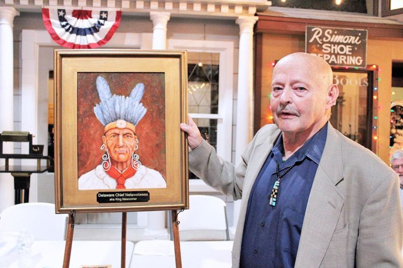 Historical Society unveils Netawatwees portrait