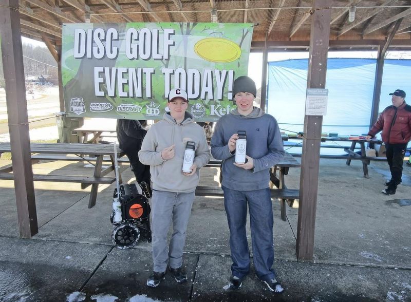 Holmes Disc Golf Club holds winter tournament