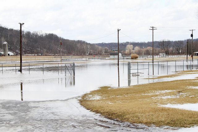 Holmes County Fairgrounds soggy with melted snow